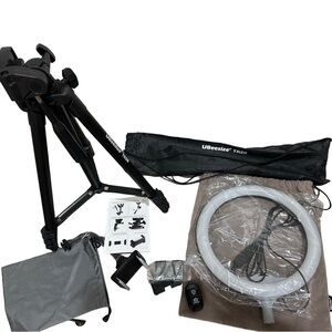 UBeesize TR50 10” ring light with tripod selfie stand